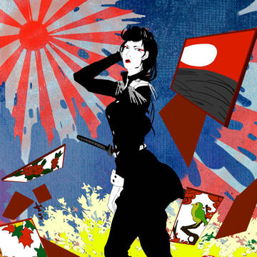 軍服女子
