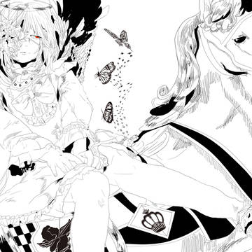 天使（線画）