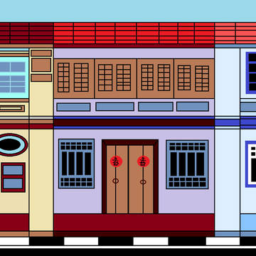 Old style home (CPU drawing)