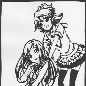 【切り絵】 マナりつ