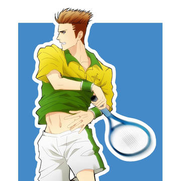 健二郎にテニスさせ隊