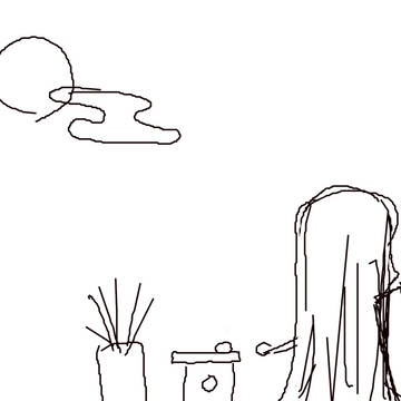 赤城さんと十五夜