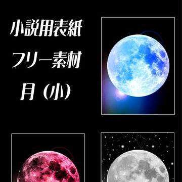 表紙用フリー素材(480×640)　月写真（小）計１２枚