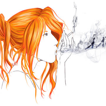 Smoke and facebook's fan