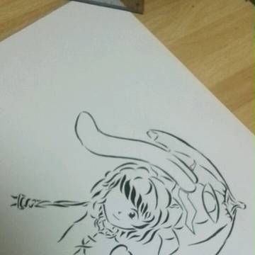 小傘模絵