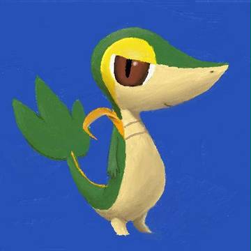 ツタージャを、3DSで描いてみた