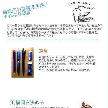 人の全身描き方（初心者用）