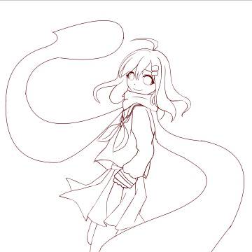 アヤノ　【線画】