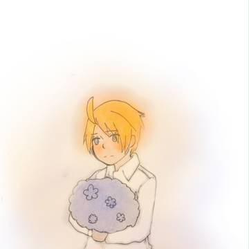 友に捧げる青い花