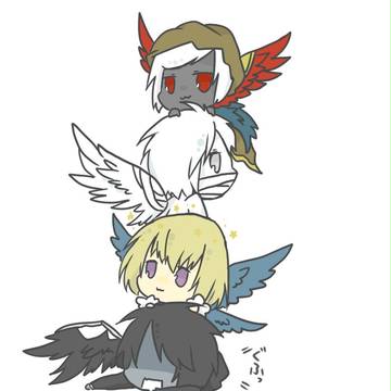 羽根キャラたち