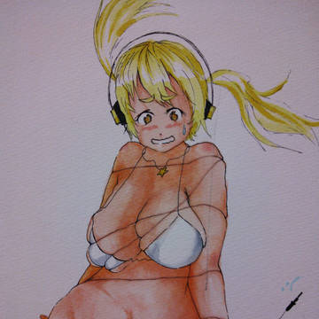 ぽちゃ子を捕まえた