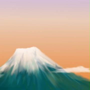 富士山　カラー