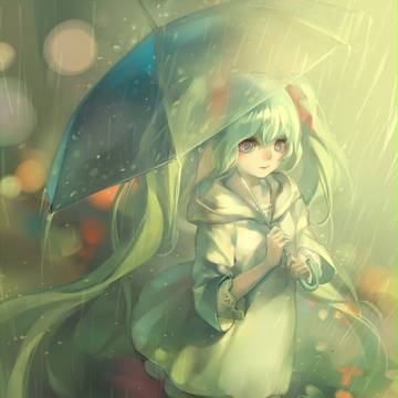 in the rain
