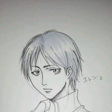 エレン落書き