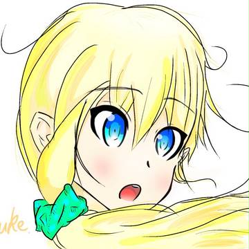 金髪の女の子