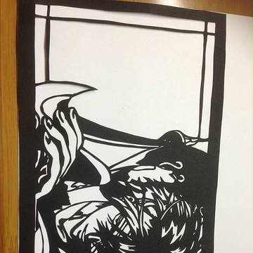 【高杉】切り絵!