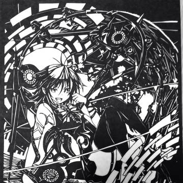 【切り絵】機械派近未来悪魔っ娘ぬえちゃんぐ