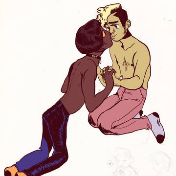 cat boy and shojo sparkles