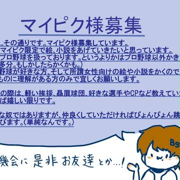 マイピク様募集!!