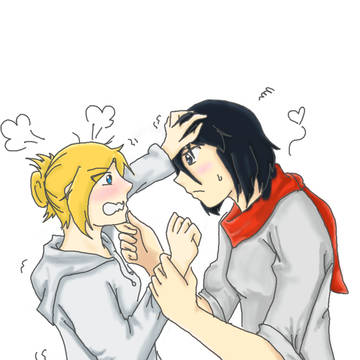 a forced kiss