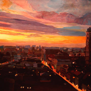 Munich Sunset ChurchOur Lady