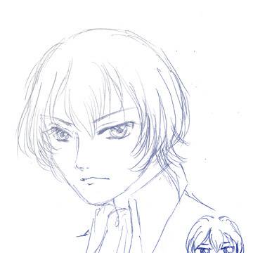初描き