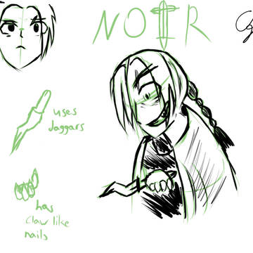 Noir reference sheet