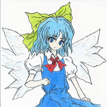 落書き　チルノver
