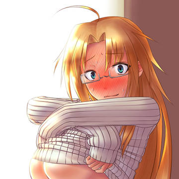 油断してラッキースケベされる系たてセタ眼鏡女子