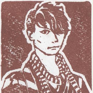 一郎さん 消しゴムはんこ
