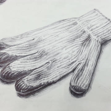 cotton work gloves dessin