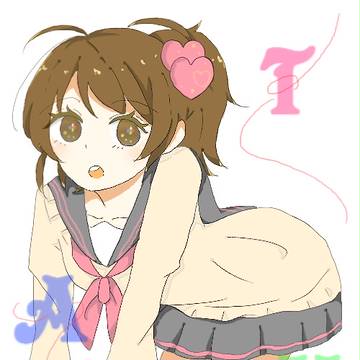 ＼　♥♥♡　／