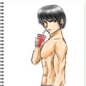 水着男子