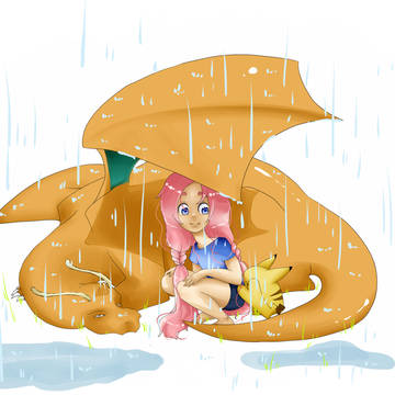 雨降りの日