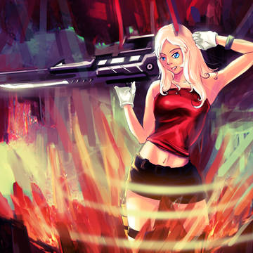 枪与少女