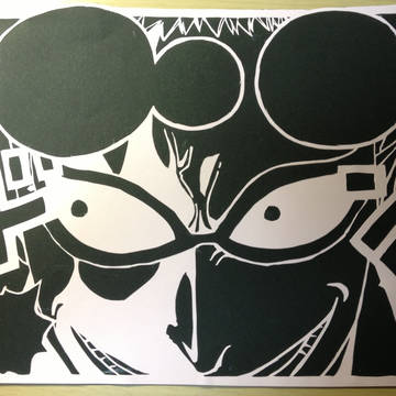 ドフラミンゴ 切り絵