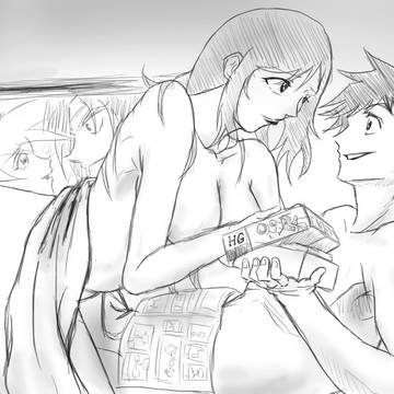 もー、ガンプラはあとにして♡