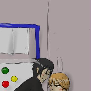 体育倉庫にて