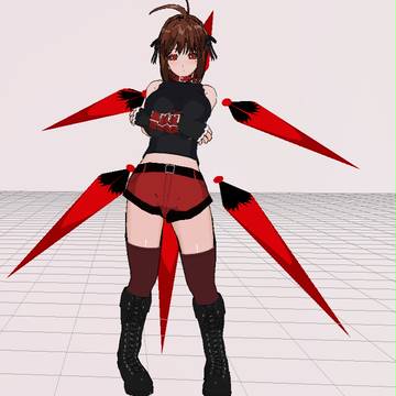 3DCG Design: Aina Battle Mode