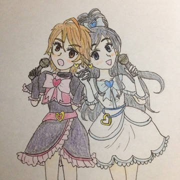 アイドルっぽい感じで。