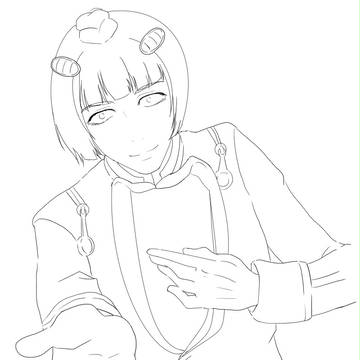 ブチャ線画