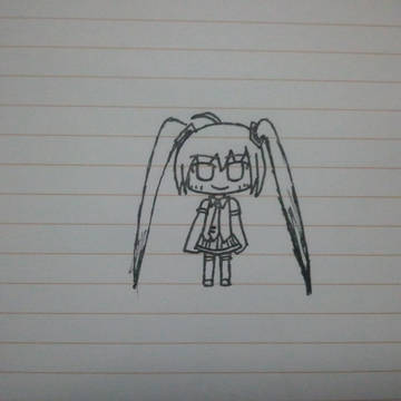 第三回汚絵描き「みくちゃん・・・？」