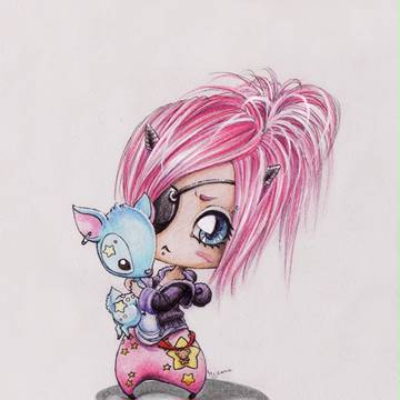 cute pastel Bambi