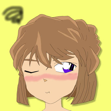 スク水を恥じらう灰原哀