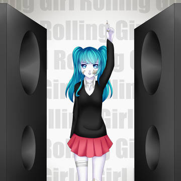 Rolling girl