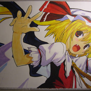 フランドール・スカーレット　アナログ描き