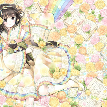 新刊 花の着物ドレスデザイン帖 表紙