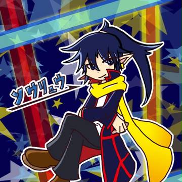 ぷよ20th風にオリキャラ描いた