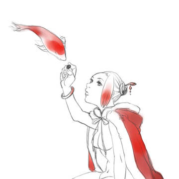 koi,cape,hairpin,Go