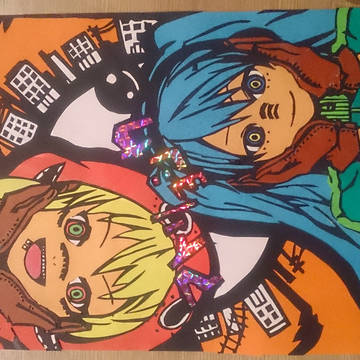 マトリョシカ 切り絵